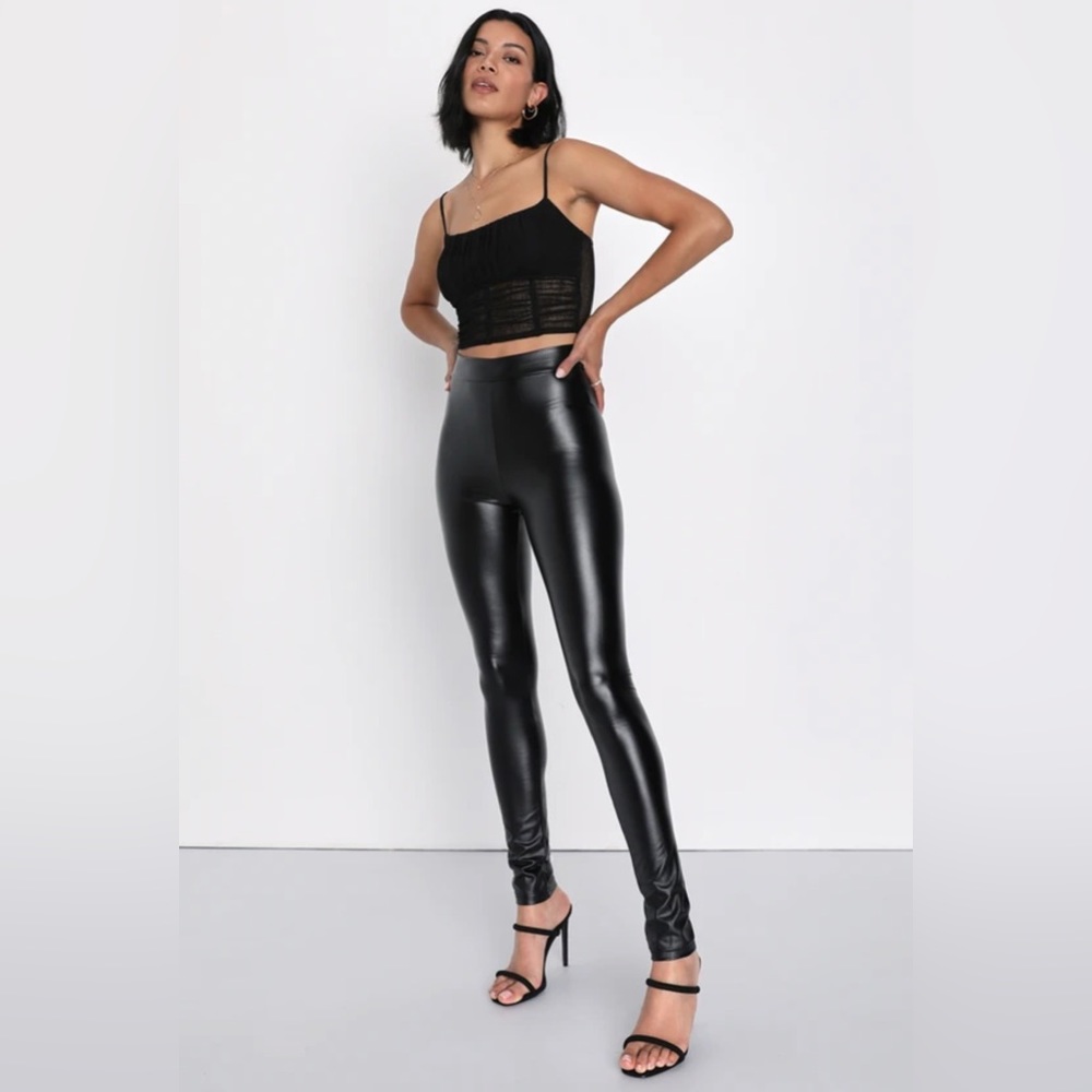 Lulu’s Vegan Leather Leggings